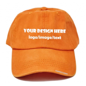 6-panel hat (unstructured, curved bill)