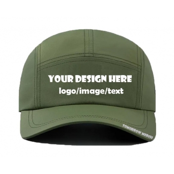 5/6-Panel Hat (structured, curved bill)