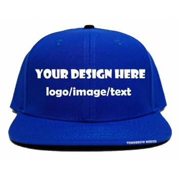 6-Panel Snapback (wool, structured, flat bill)