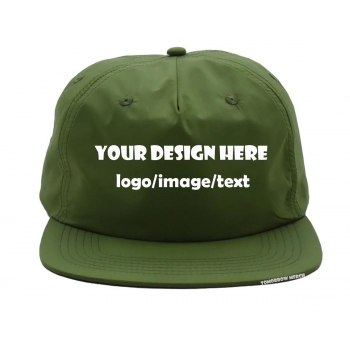 5-panel hat (unstructured, flat bill)