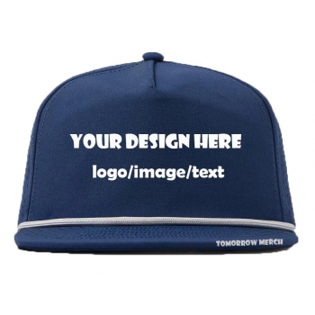 5-panel hat (structured, flat bill)