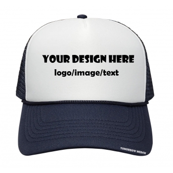 5-panel hat (foam, structured, curved bill)
