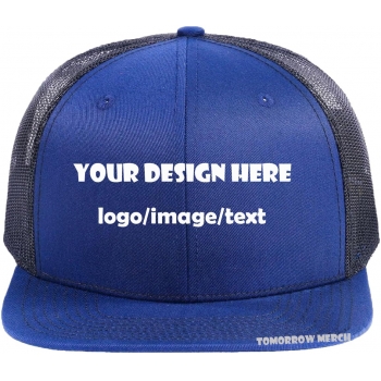 6-Panel Snapback (mesh, structured, flat bill)