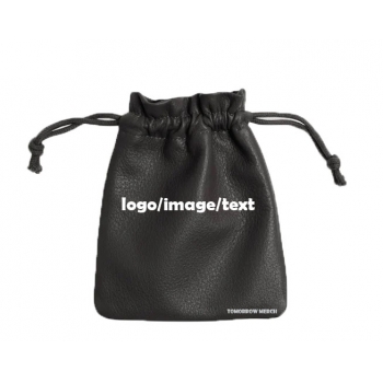 Drawstring leather