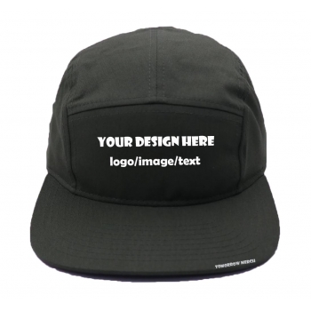 5/6-Panel Hat (unstructured, flat bill)